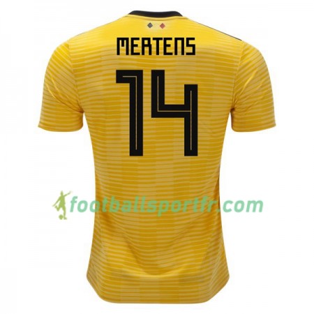 Tenue Belgique Mertens 14 Exterieur Coupe du monde 2018 Maillot de Foot